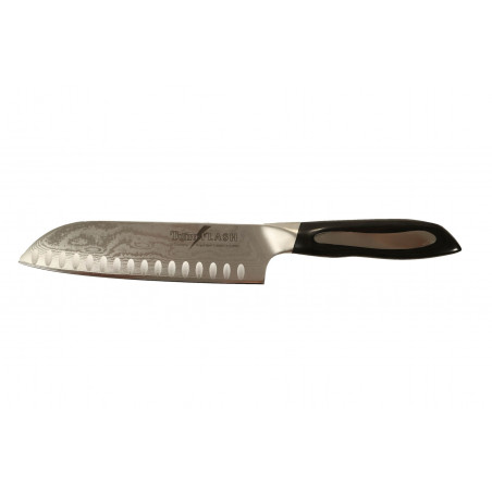 Couteau japonais Tojiro Flash - Couteau santoku alvéolé 18 cm