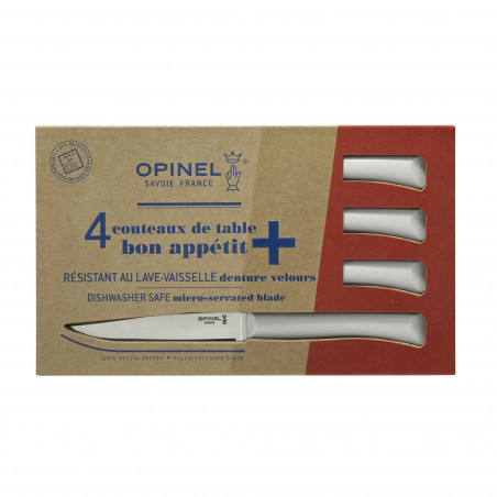 Coffret 4 couteaux de table Opinel Bon Appétit nuage