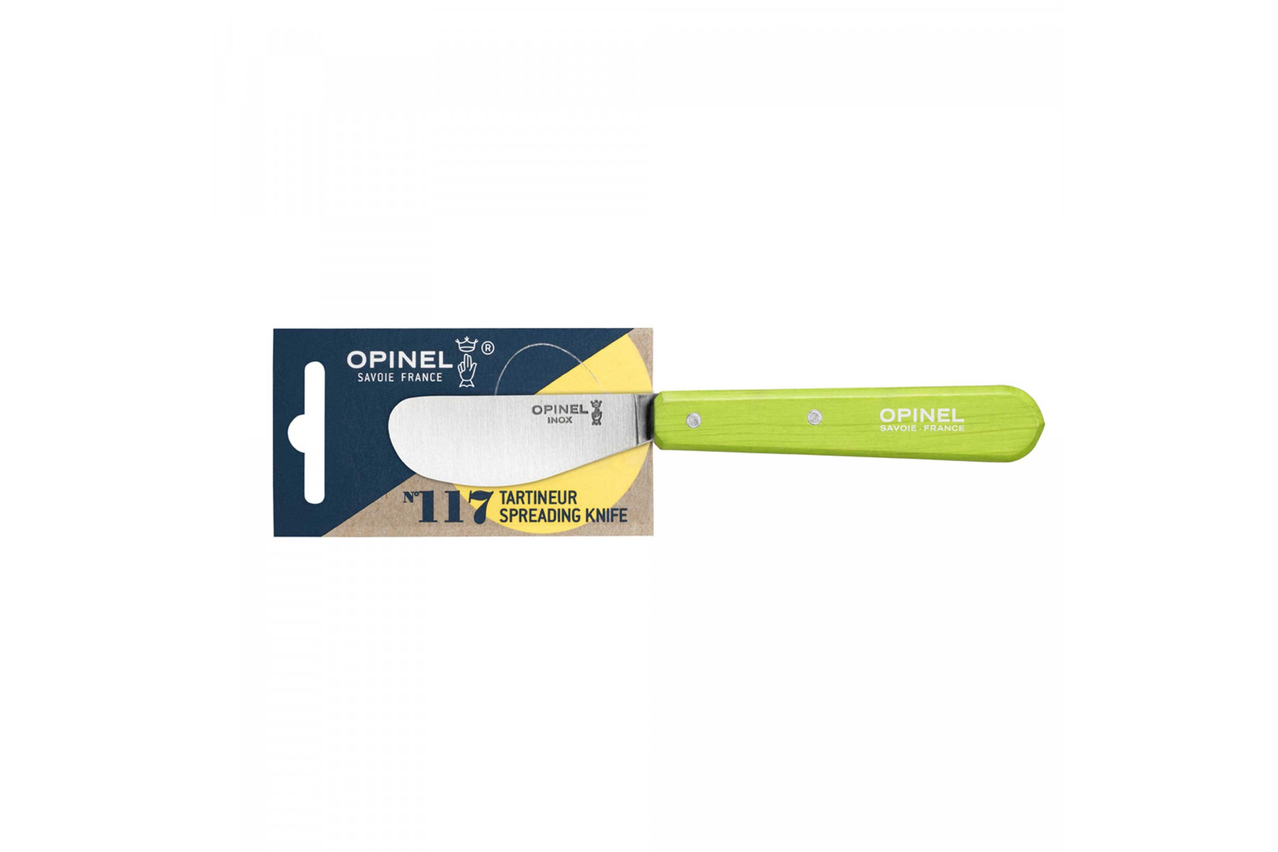 Couteau Opinel tartineur N°117 - Pomme