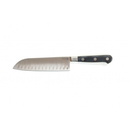 Couteau de cuisine Tarrerias-Bonjean - Couteau santoku alvéolé 18 cm Forgé  Maestro
