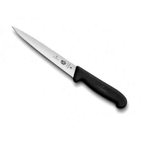 Couteau filet sole / dénerver Victorinox lame flexible 18 cm - Manche Fibrox noir
