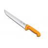Couteau de boucher lame 24 cm - manche grillon jaune