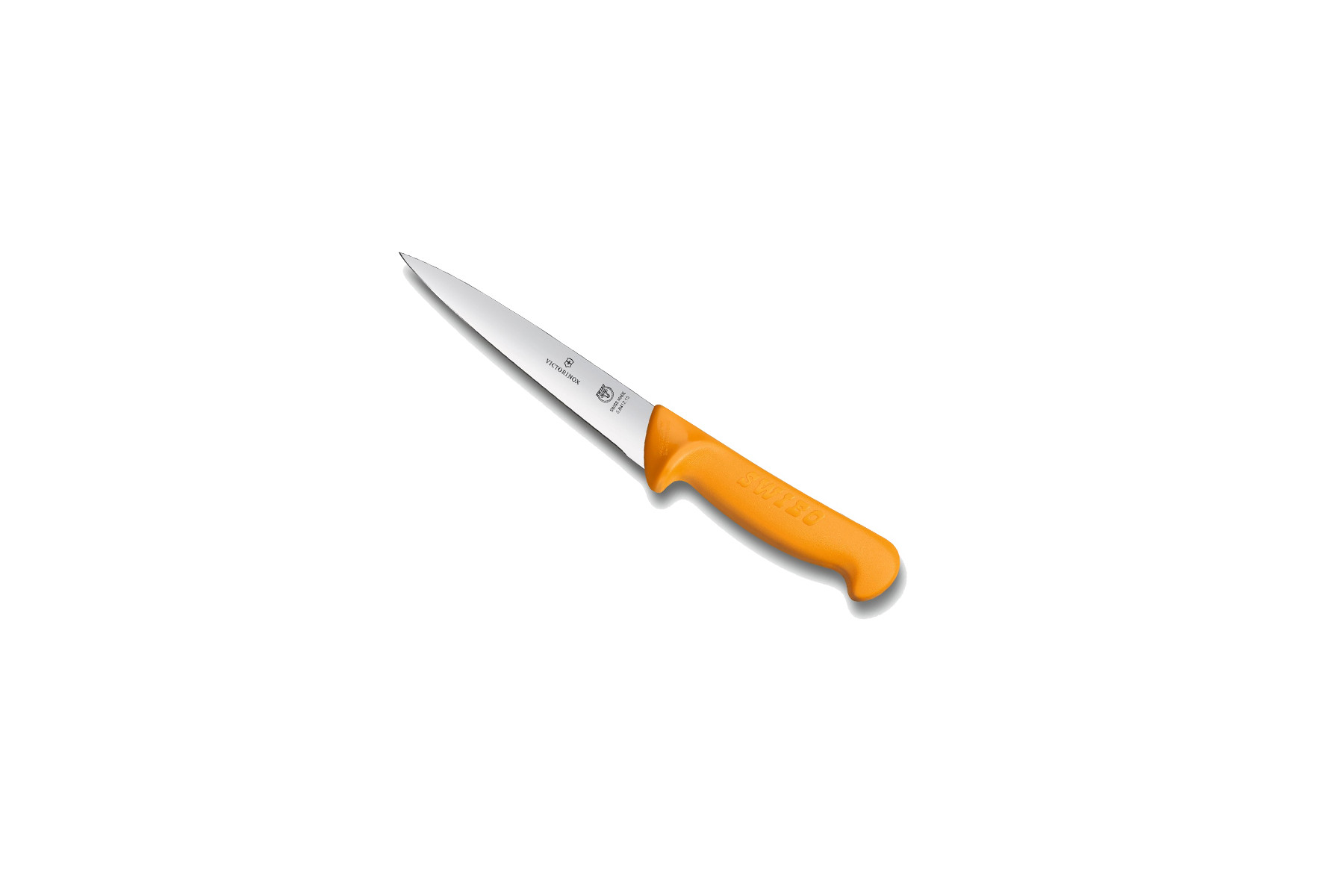 Couteau Swibo désosser/saigner lame 18 cm - Manche grillon jaune