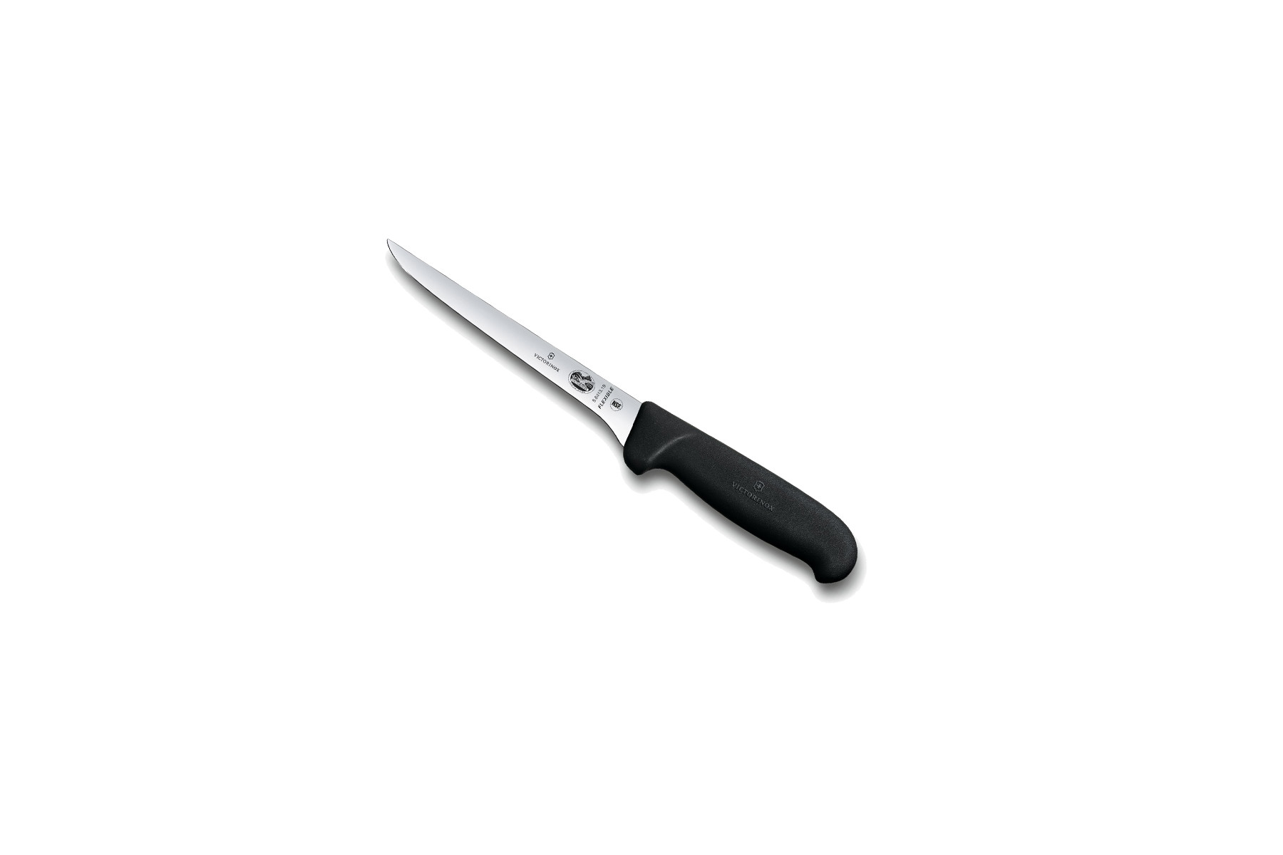 Couteau à désosser Victorinox lame flexible usée 12 cm - Manche  noir Fibrox