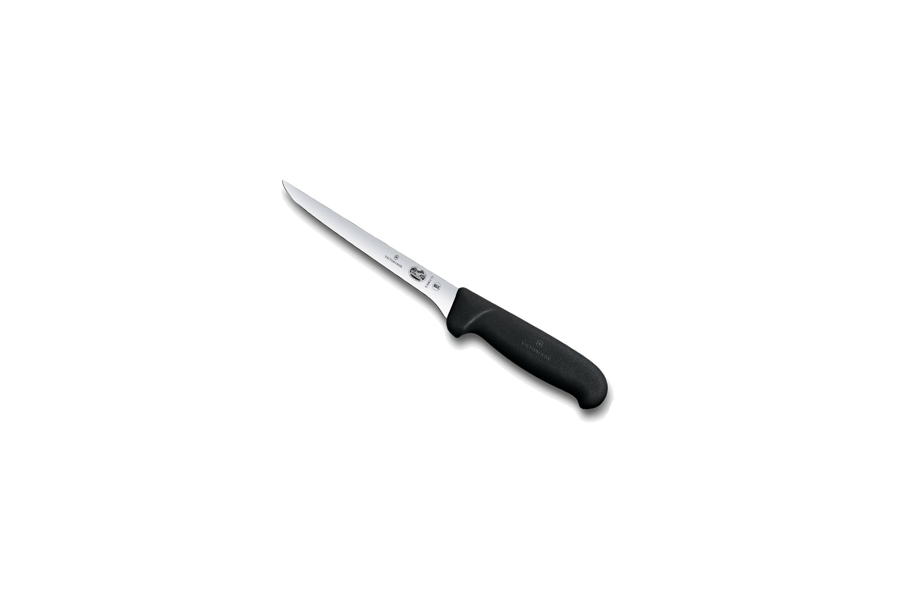 Couteau à désosser Victorinox lame usée 15 cm - Manche  noir Fibrox