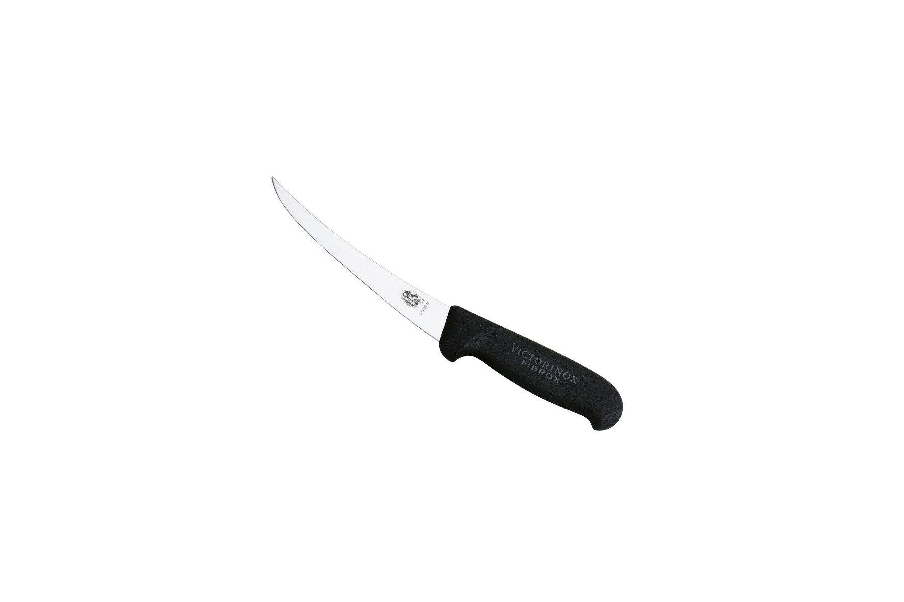 Couteau à désosser Victorinox lame dos renversée 12 cm - Manche Fibrox noir