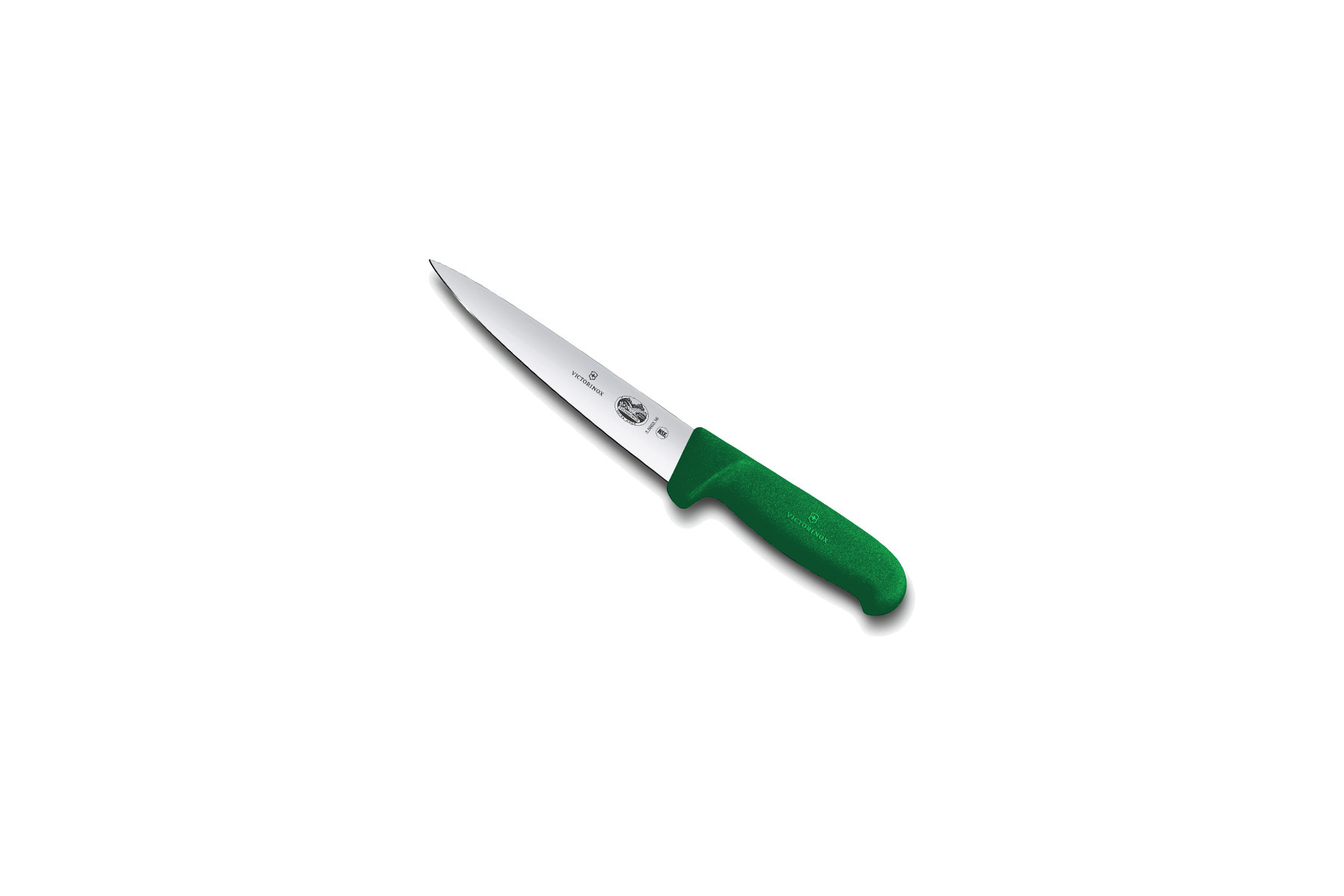 Couteau à désosser/saigner Victorinox lame 16 cm - Manche Fibrox vert
