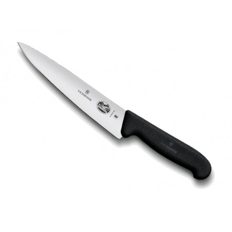 Couteau à émincer Victorinox lame 19 cm - Manche Fibrox noir