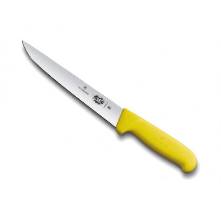 Couteau à saigner/découper Victorinox lame 20 cm - Manche Fibrox jaune