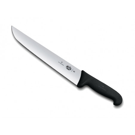 Couteau de boucher Victorinox lame 31 cm - Manche Fibrox noir