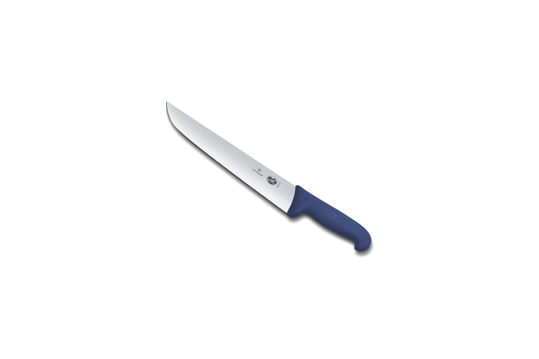 Couteau de boucher Victorinox lame 31 cm - Manche Fibrox bleu