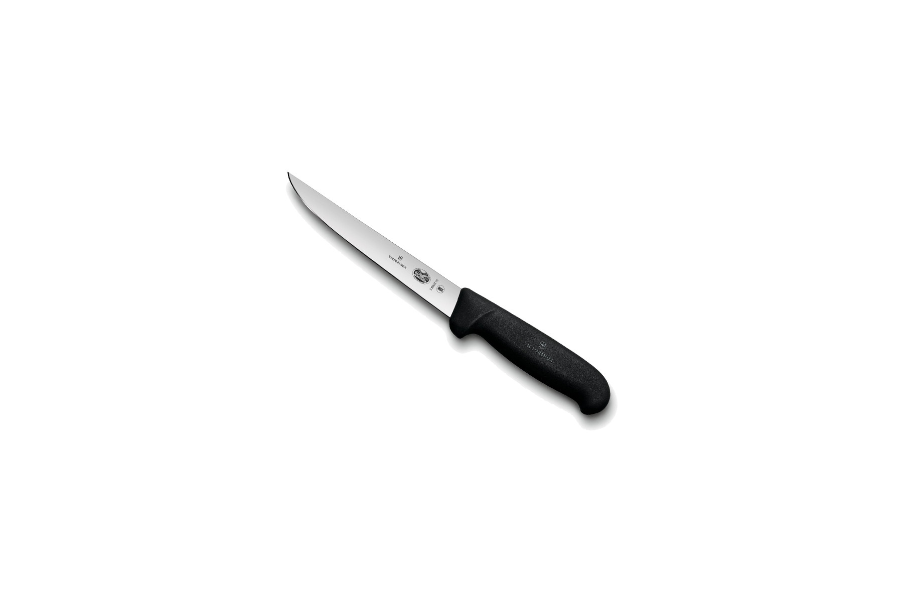 Couteau à saigner/découper Victorinox lame 12 cm - Manche Fibrox noir