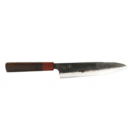 Couteau artisanal de cuisine Dao Vua manche octogonal - Gyuto 21 cm
