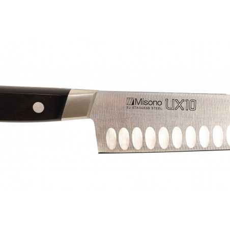 Couteau japonais Misono UX10 - Couteau de chef lame alvéolée 24 cm