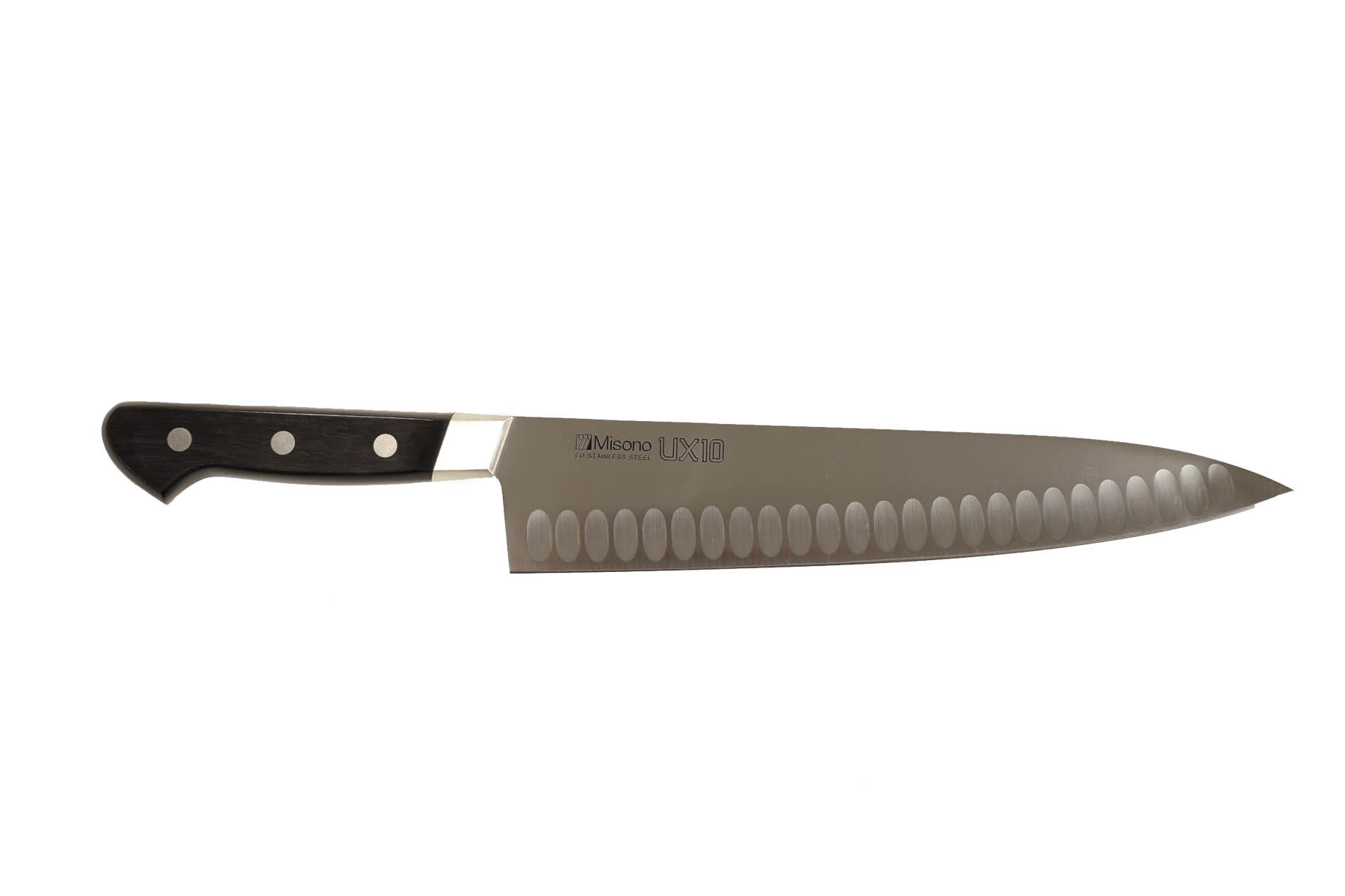 Couteau japonais Misono UX10 - Couteau de chef lame alvéolée 27 cm