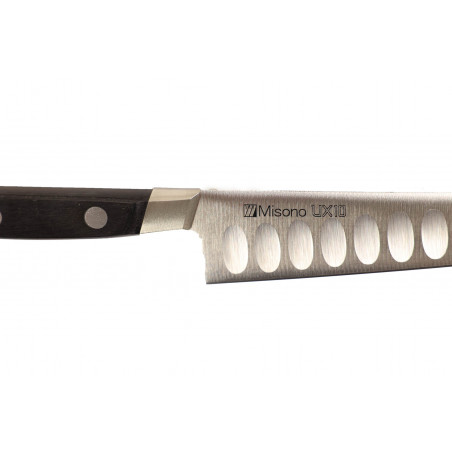 Couteau japonais Misono UX10 - Couteau d'office lame alvéolée 15 cm