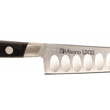 Couteau japonais Misono UX10 - Couteau d'office lame alvéolée 13 cm