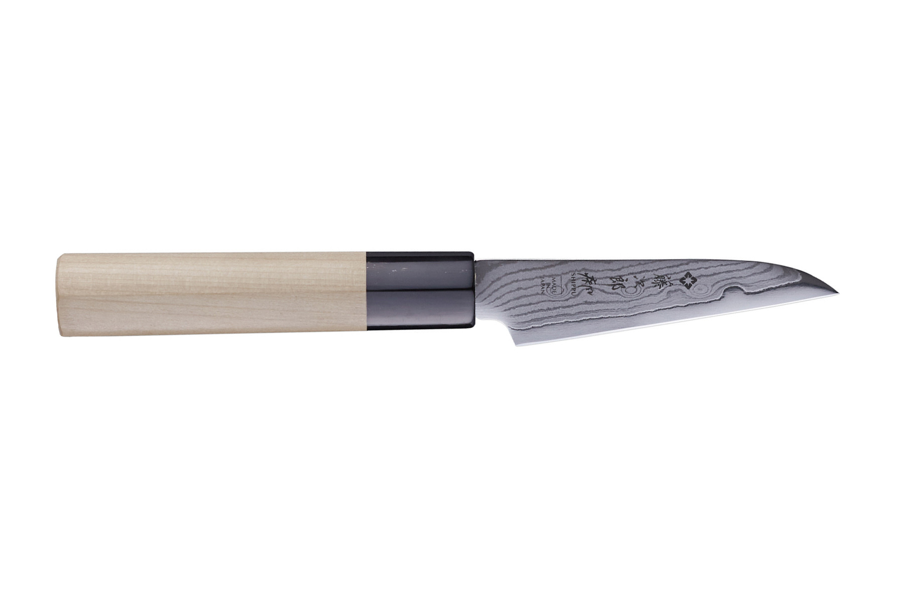 Couteau japonais Tojiro Shippu damas - Couteau d'office 9 cm